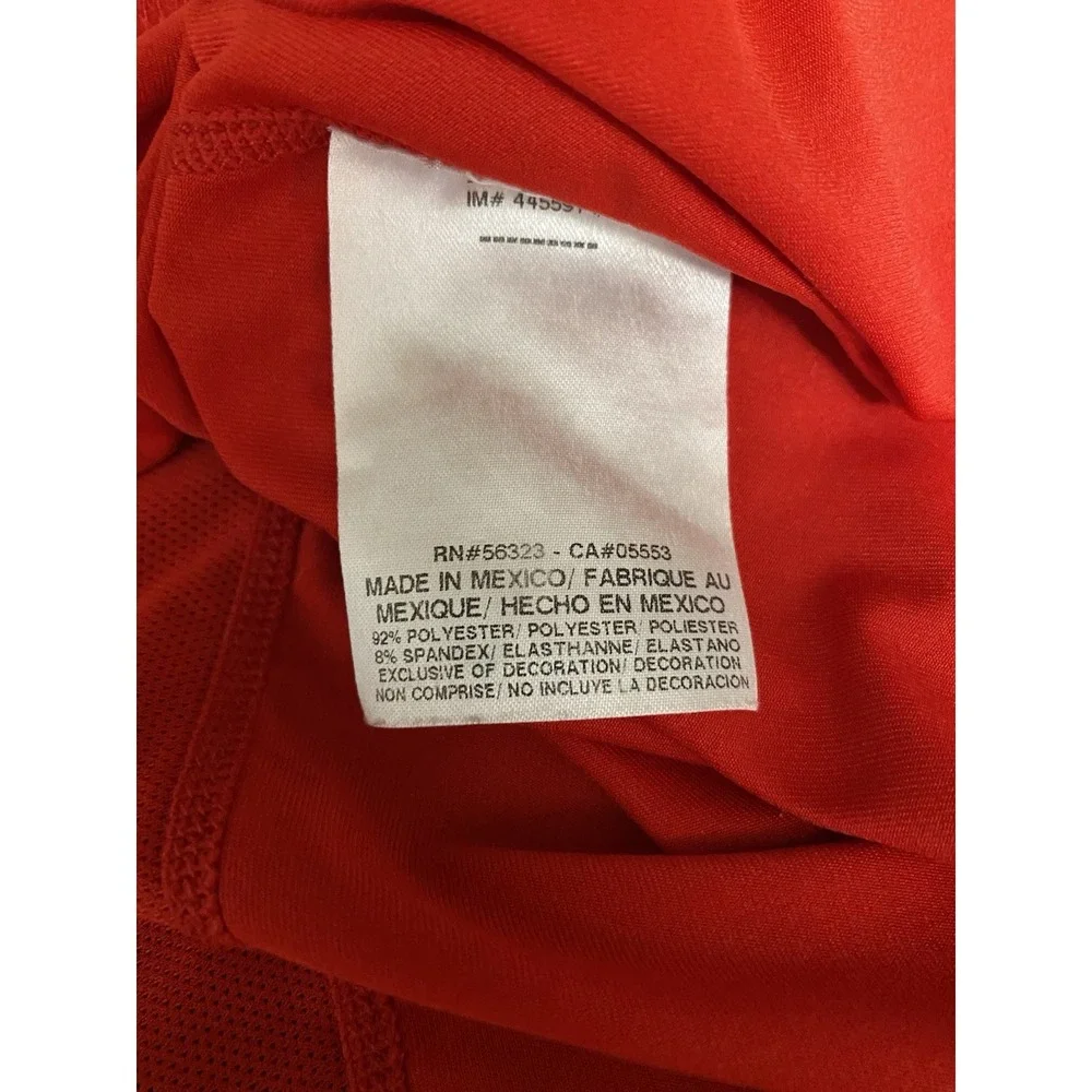 Nike Shirt Youth‎ X-Small Red Short Sleeve Dri-Fit Tee T-Shirt Swoosh Boy's